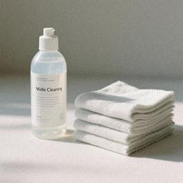 Rensevæske og fnugfri klude